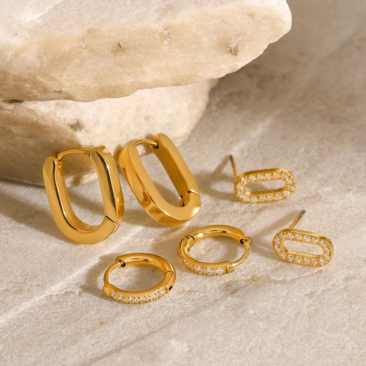 Geometric Gold Stack