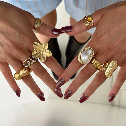 Bubble Gold Ring