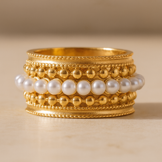 Pearl Lace Ring