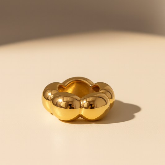 Bubble Gold Ring