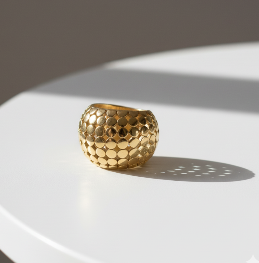 Radiant Dome Ring