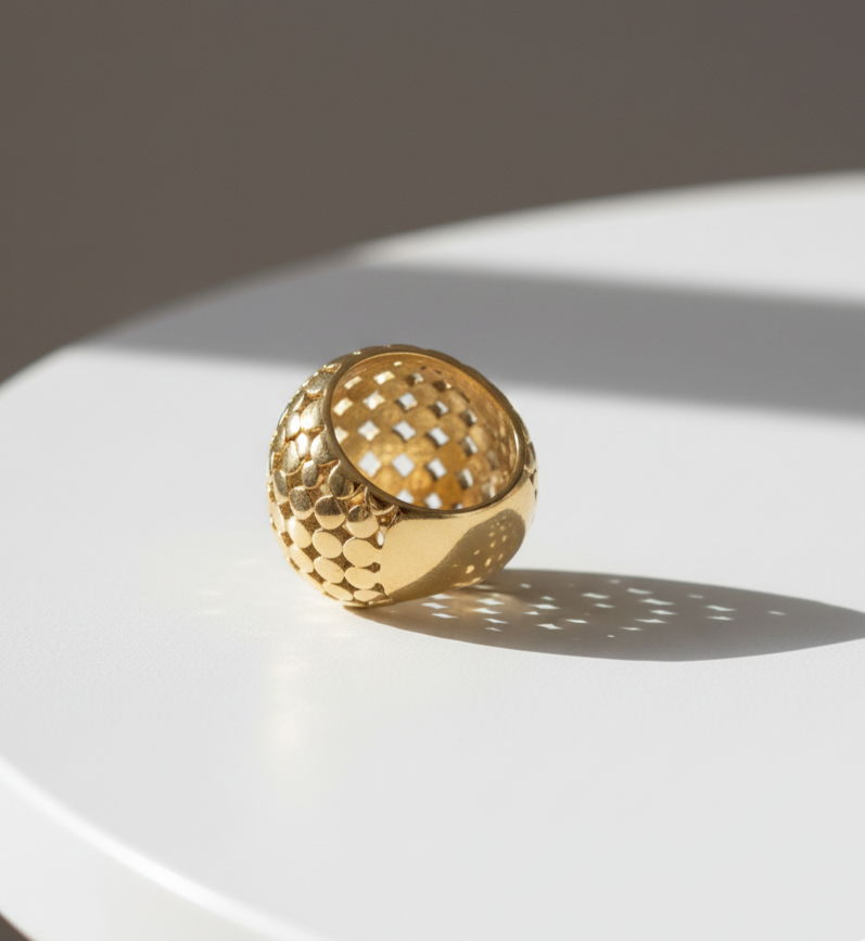 Radiant Dome Ring