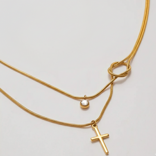 Knot Cross Necklace