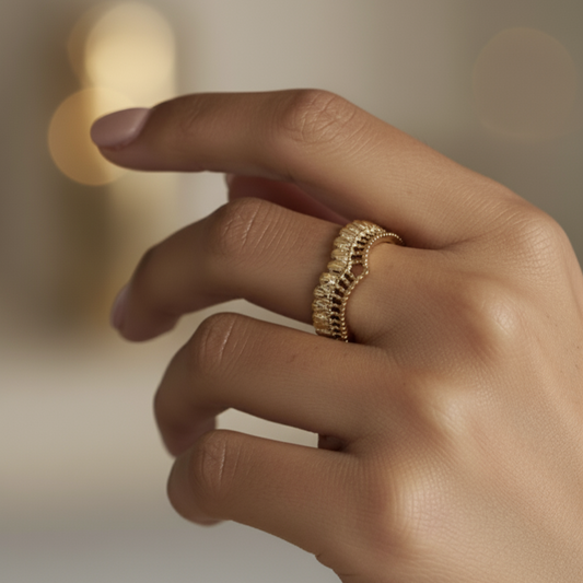 Radiant Lace Ring