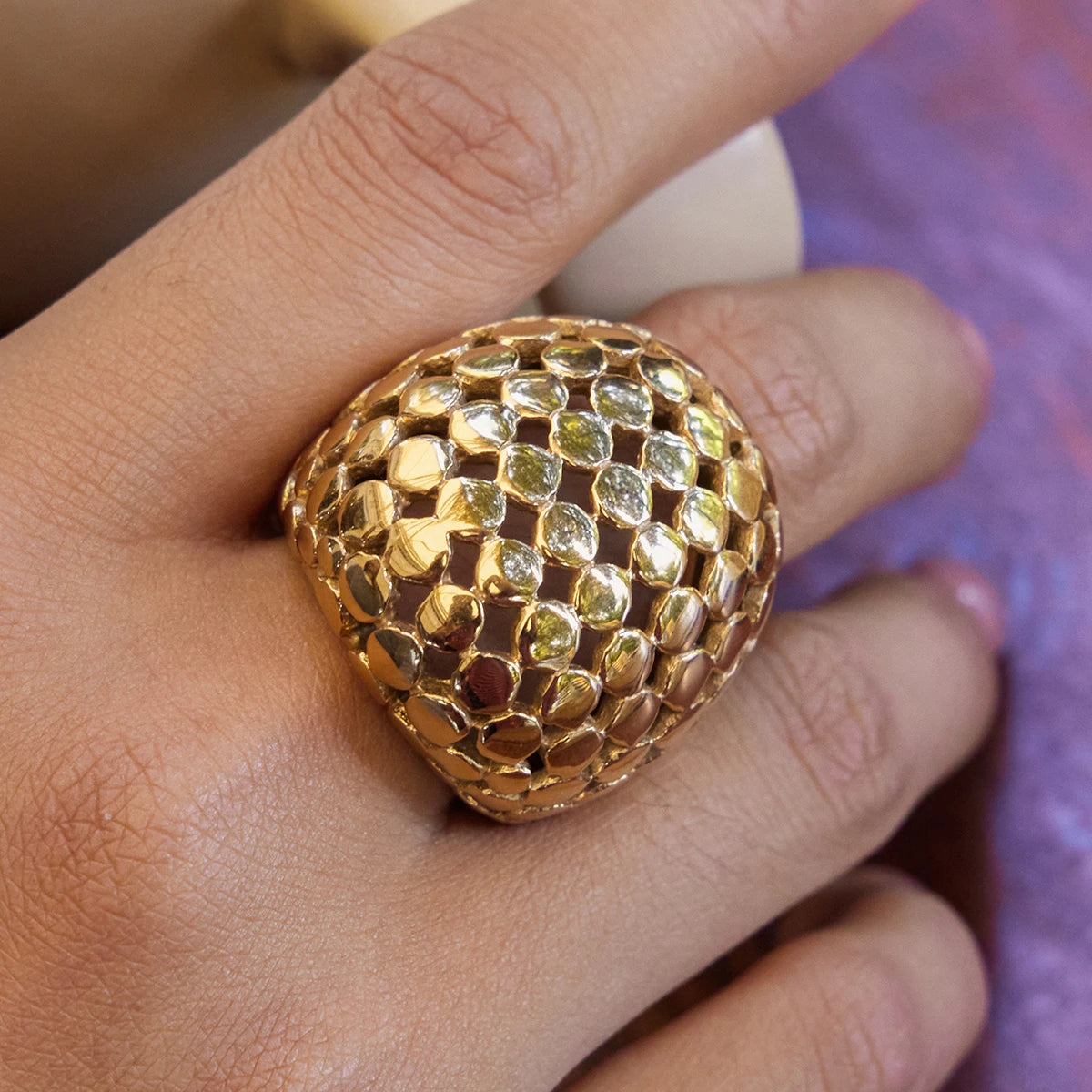 Radiant Dome Ring