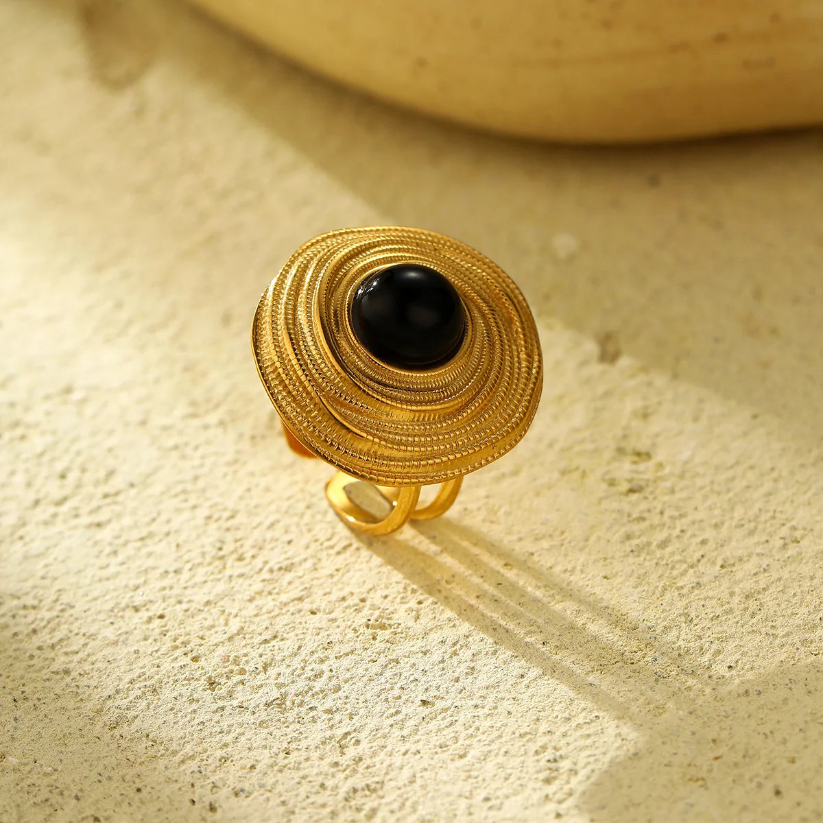 Onyx Sphere Ring
