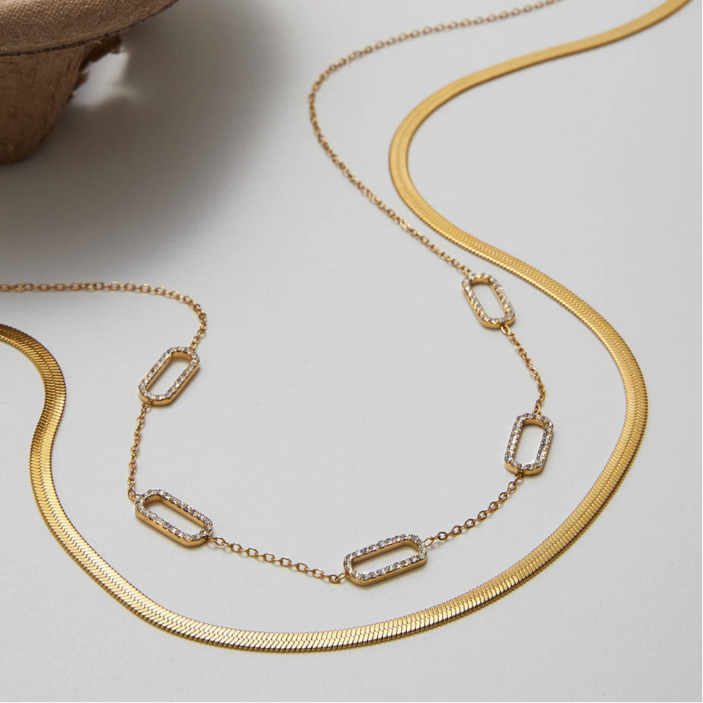 Golden Snake Necklace