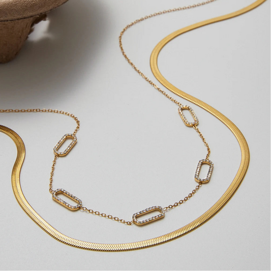Golden Snake Necklace