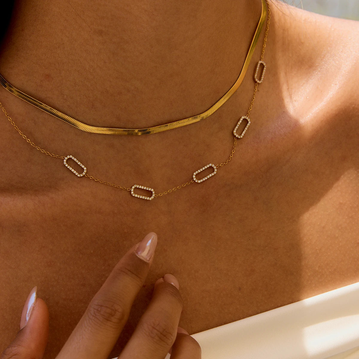 Golden Snake Necklace