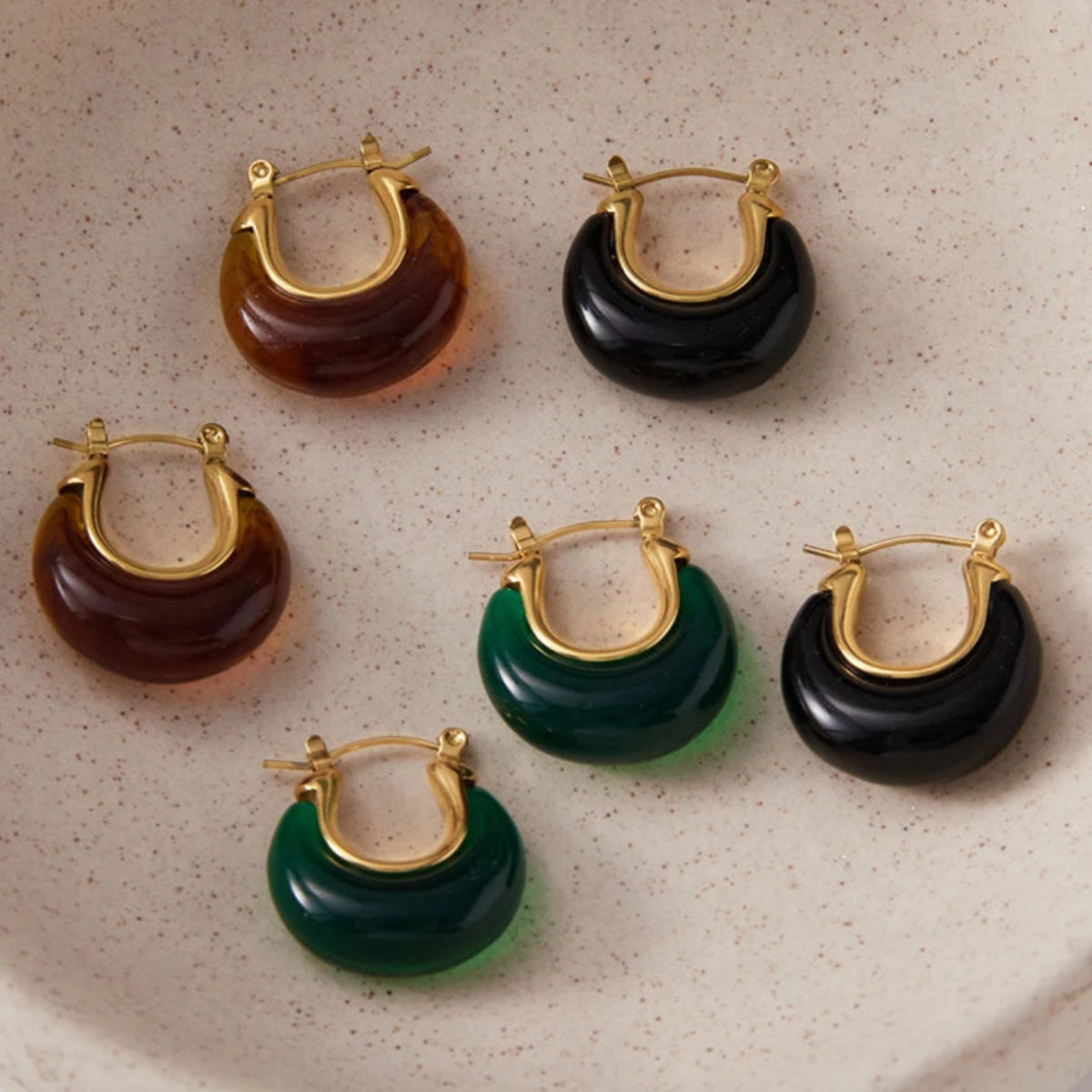 Vintage Resin Earrings