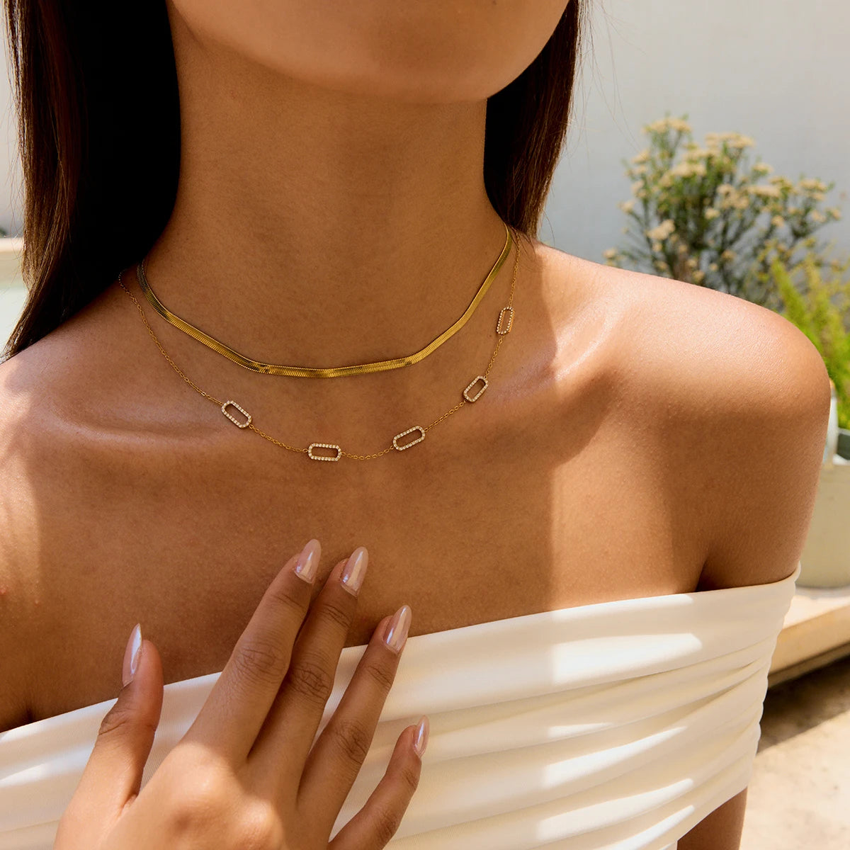Golden Snake Necklace