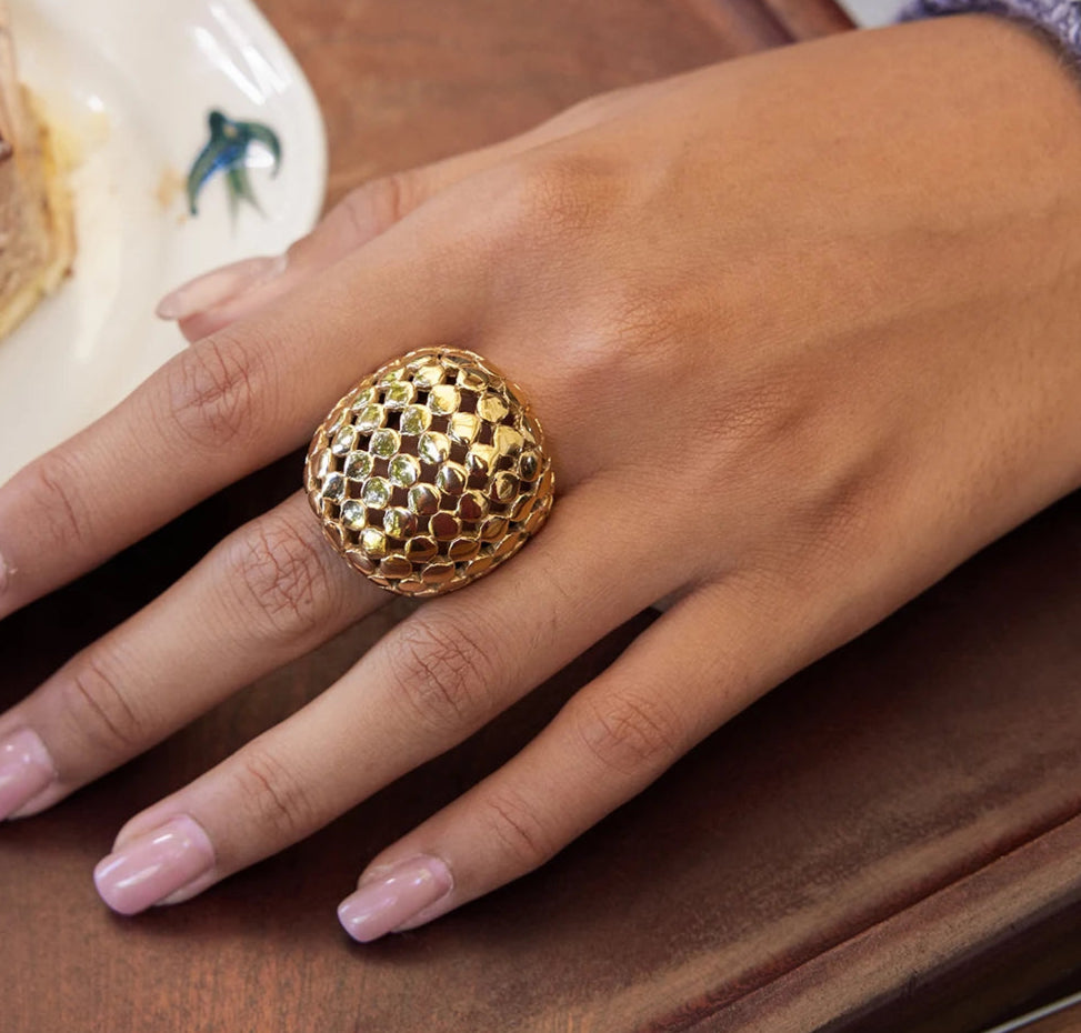 Radiant Dome Ring