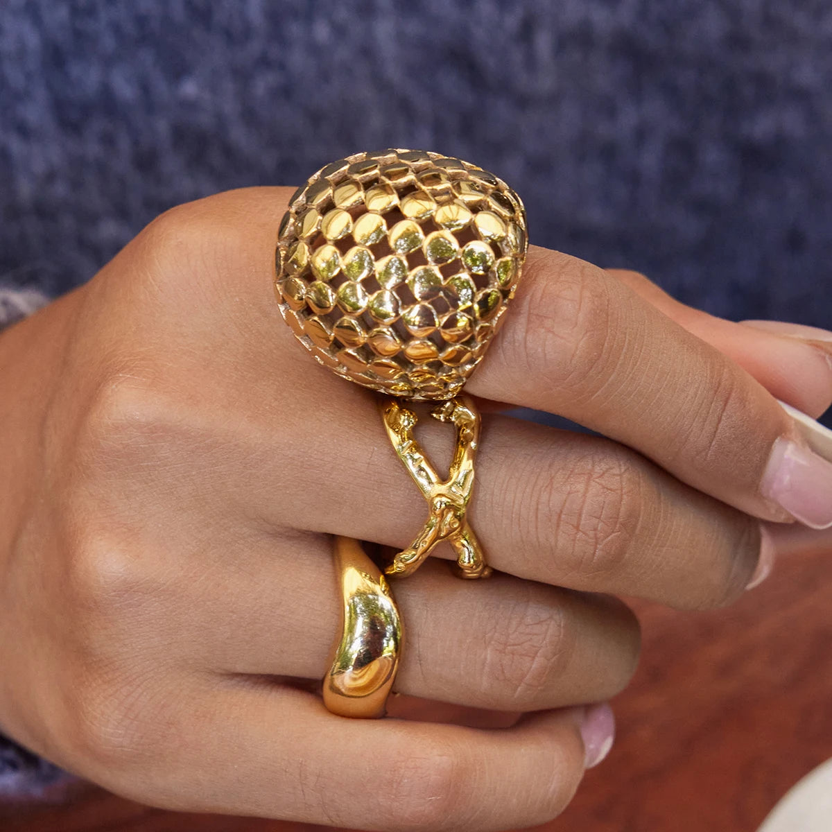 Halo Gold Ring