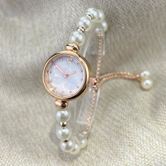 Adjustable Pearl Watch