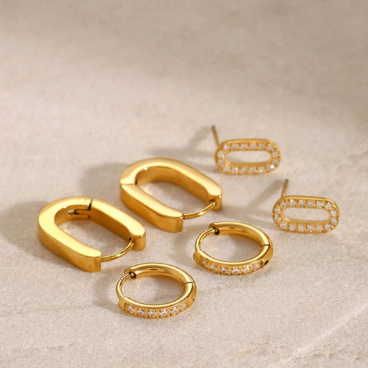 Geometric Gold Stack
