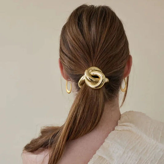 Gold Knot Pony Cuff
