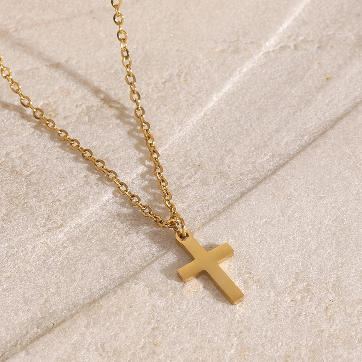 Layered Cross Necklace