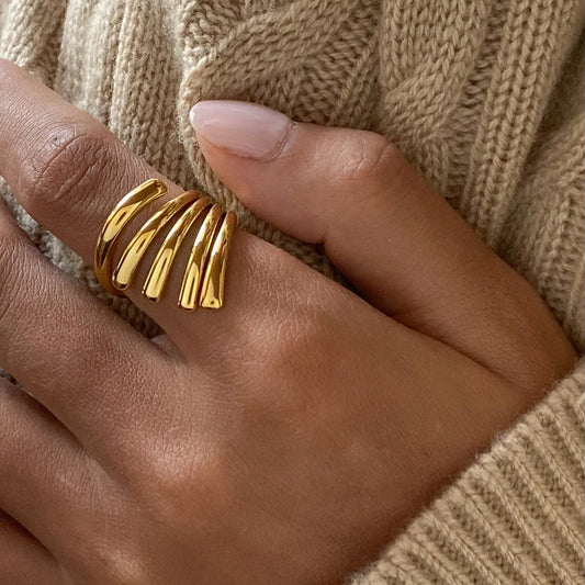 Cinco Wrap Ring