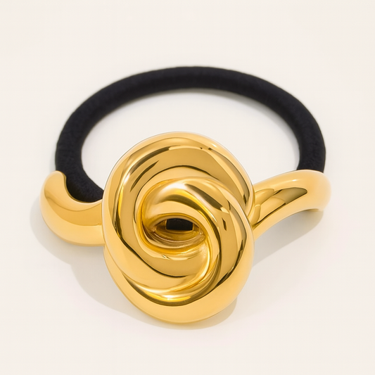 Gold Knot Pony Cuff