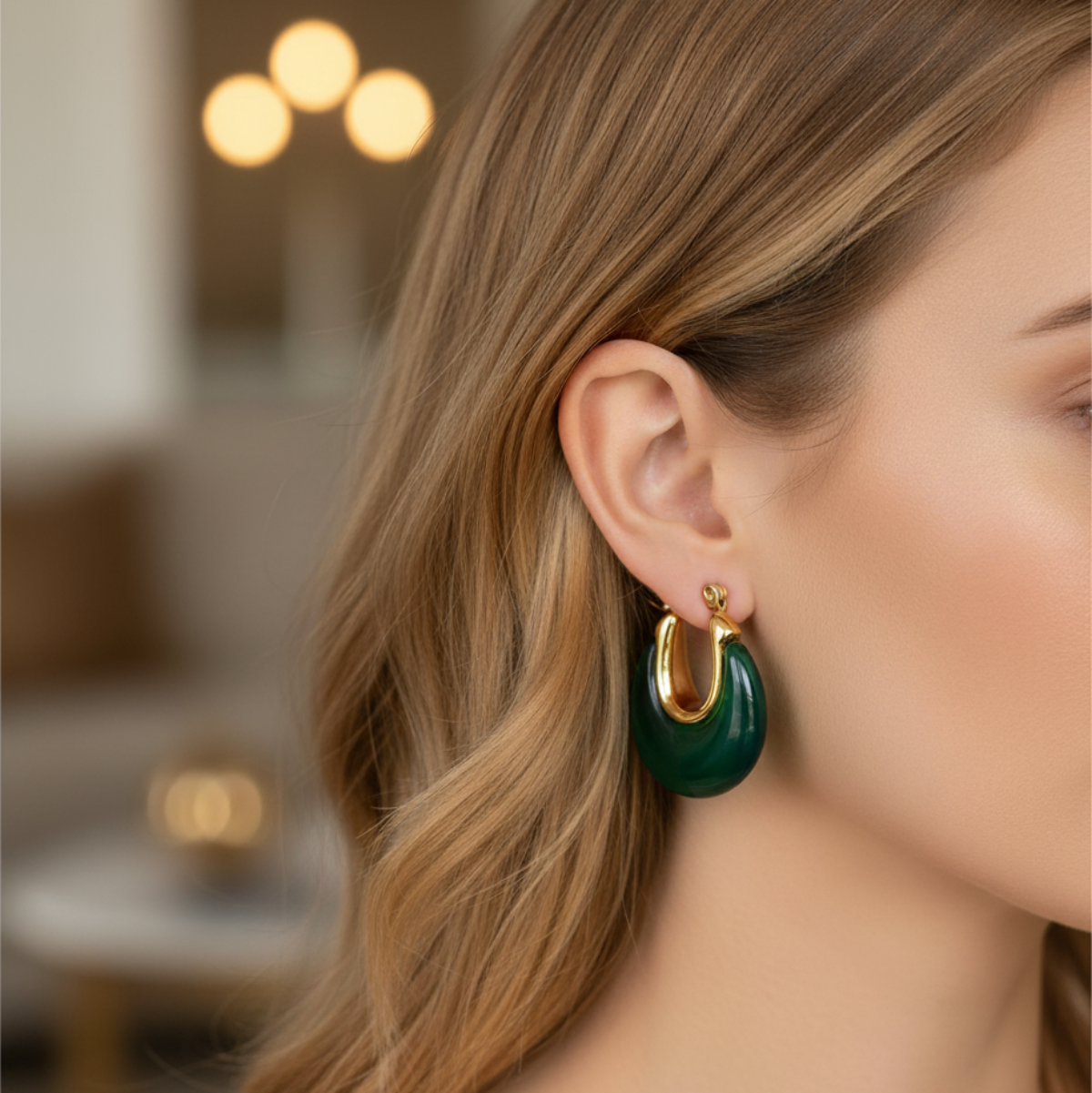 Vintage Resin Earrings