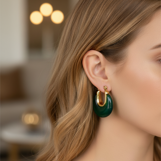 Vintage Resin Earrings