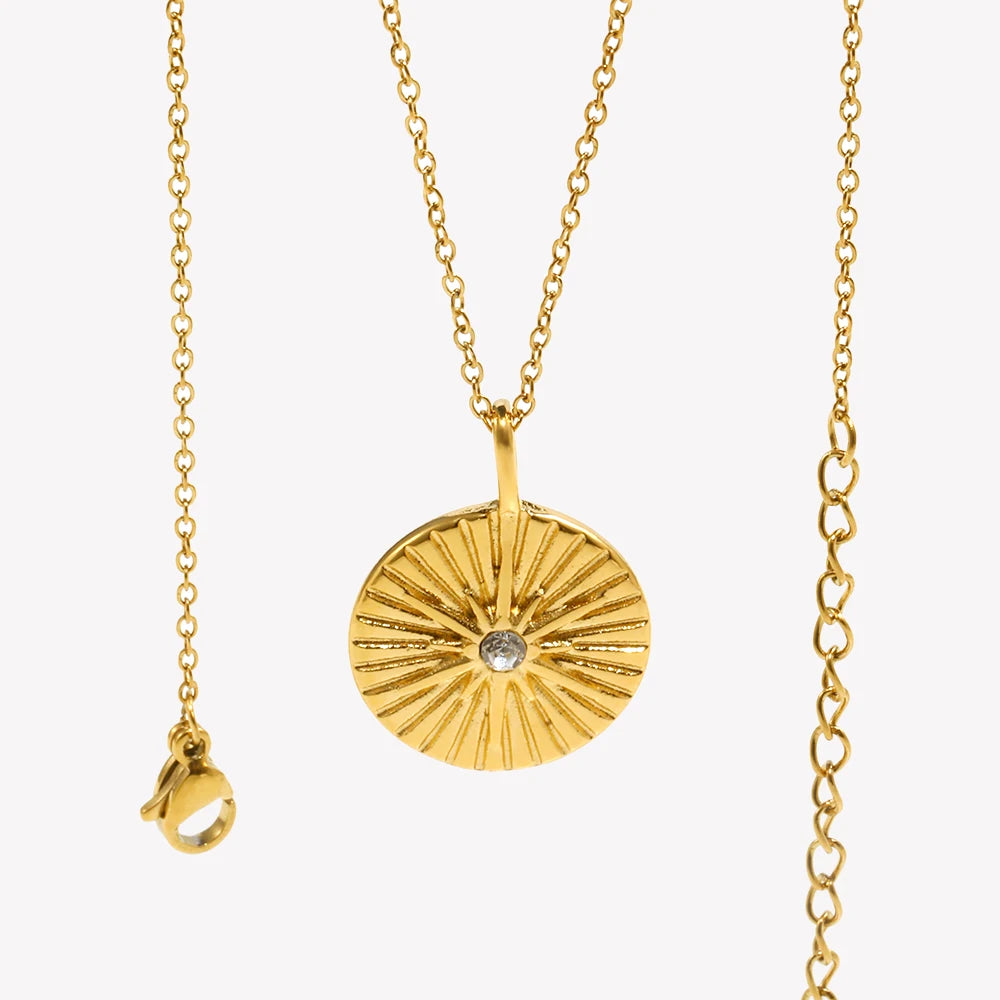 Golden Sunburst Necklace