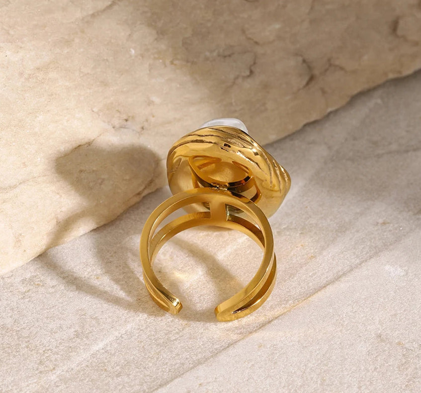 Statement Pearl RIng