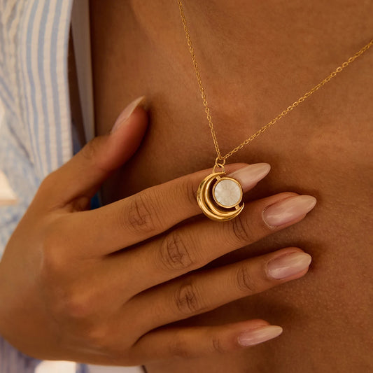 Elegant Moon Necklace