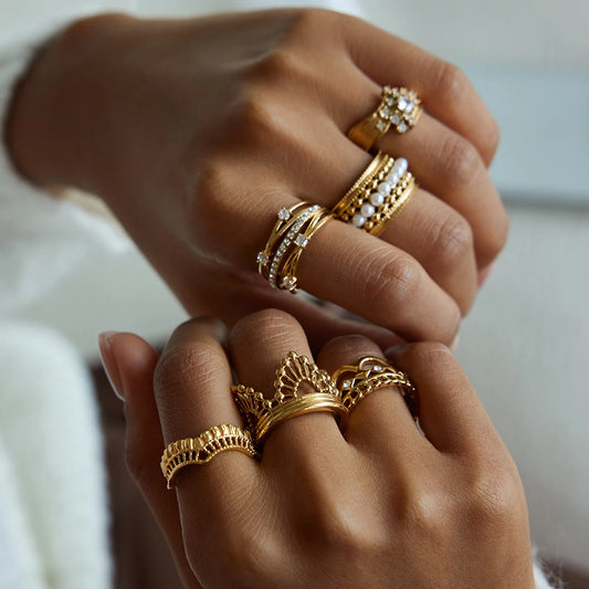 Pearl Lace Ring