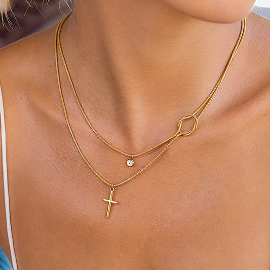 Knot Cross Necklace
