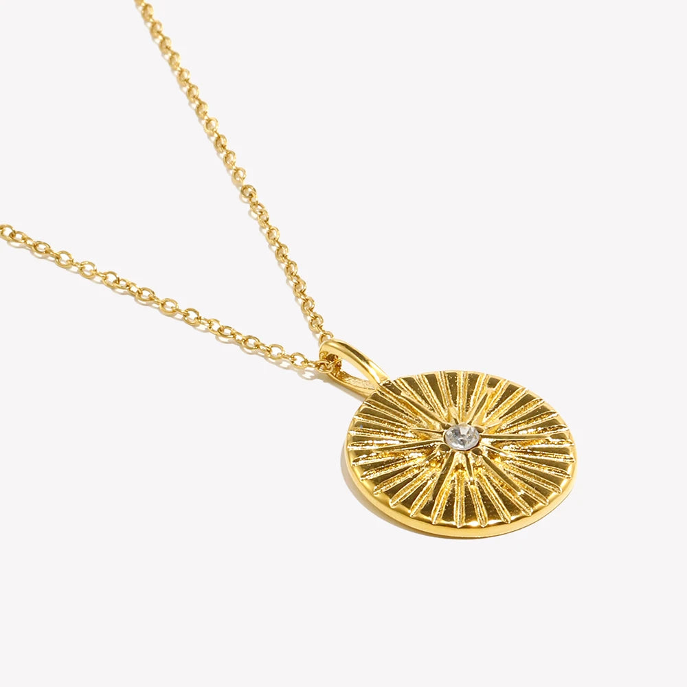 Golden Sunburst Necklace