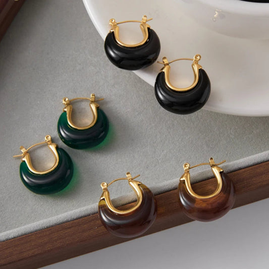Vintage Resin Earrings