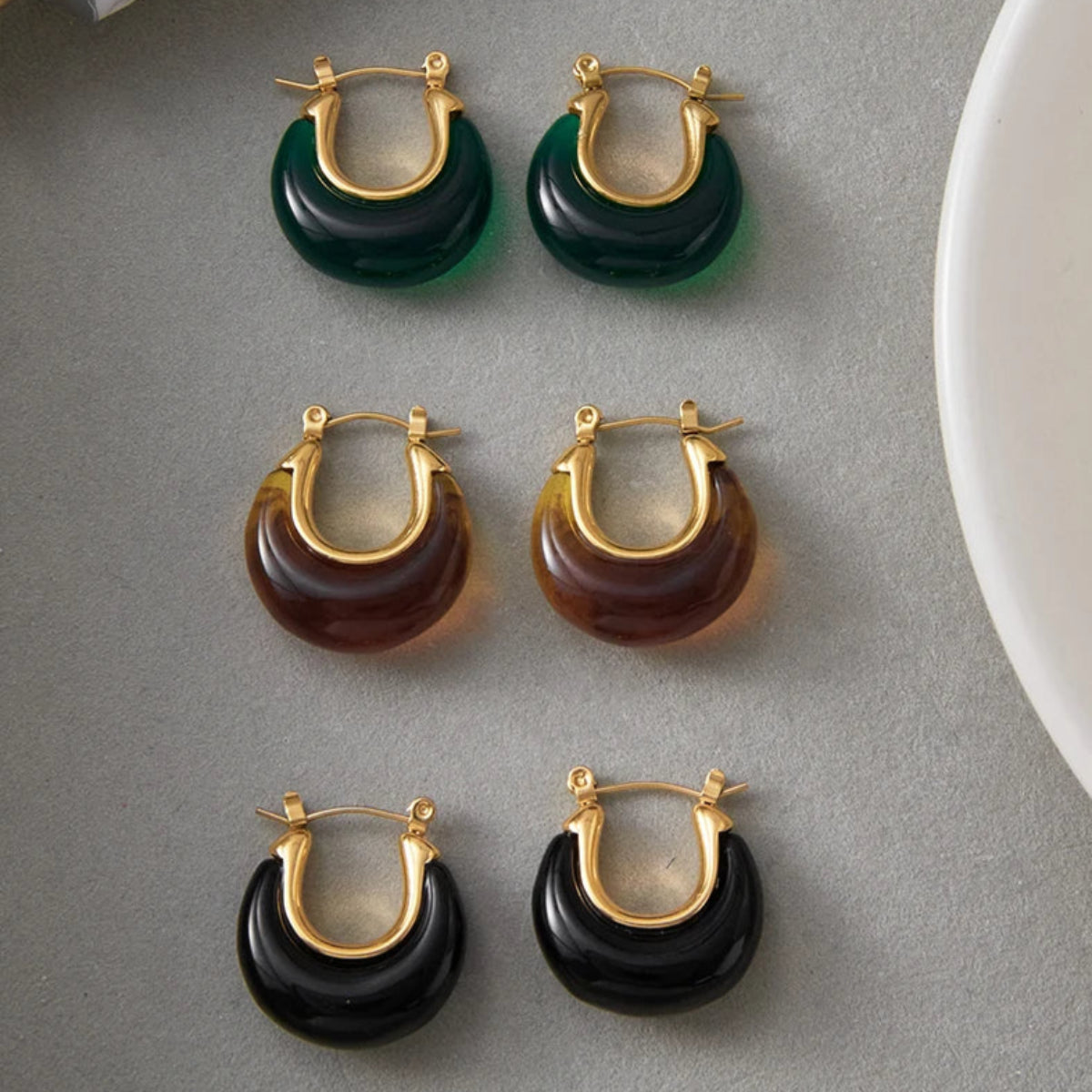 Vintage Resin Earrings