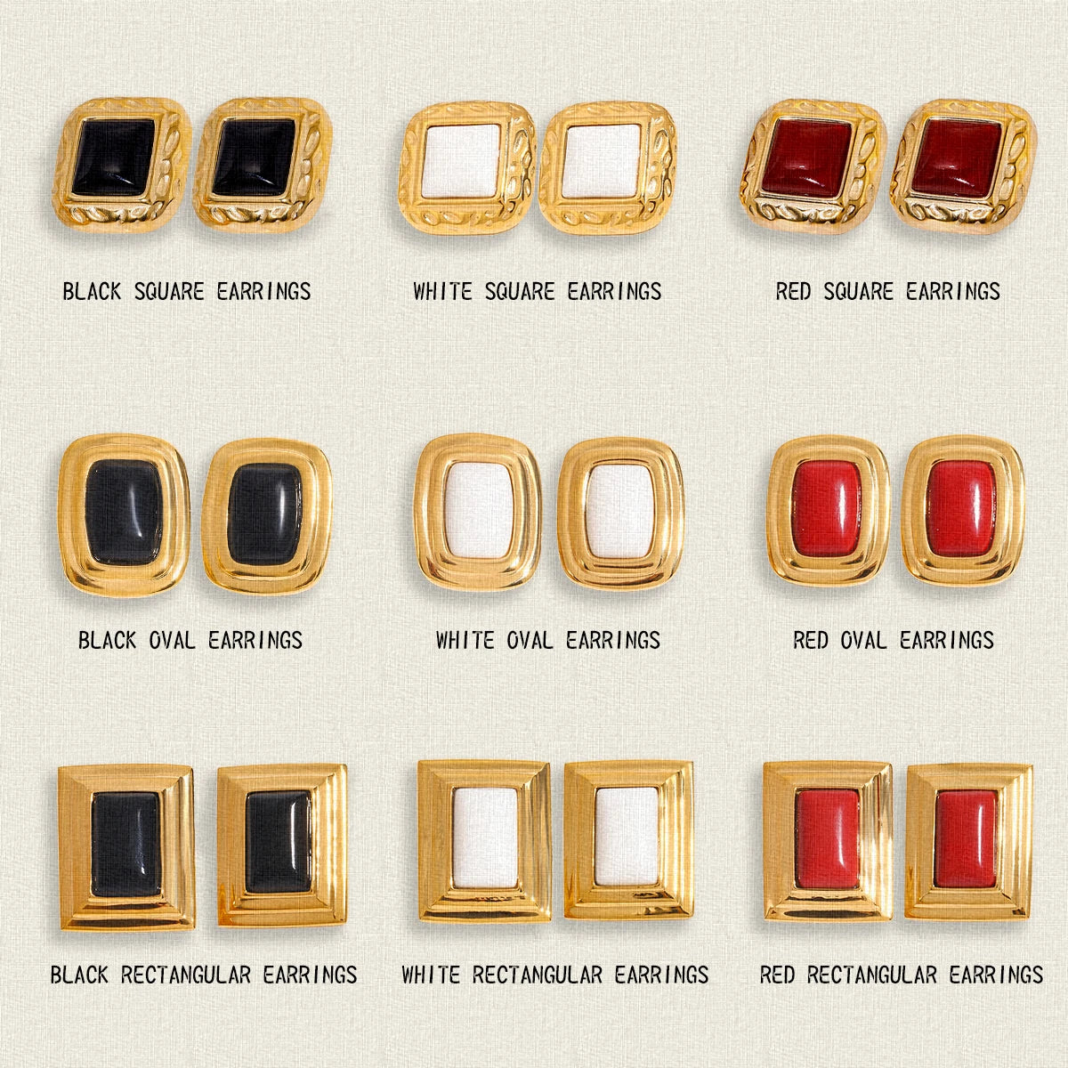 Retro Earring Collection