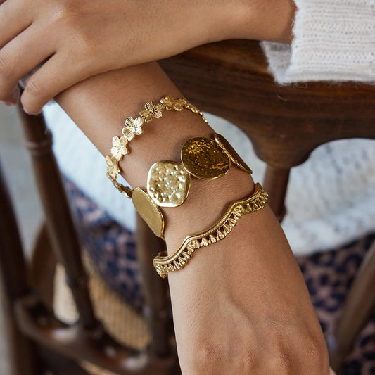Golden Lace Bracelet