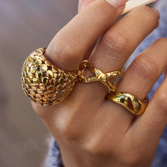 Halo Gold Ring