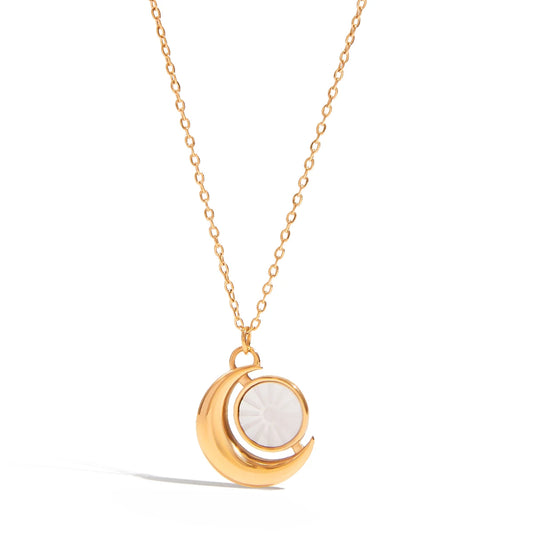 Elegant Moon Necklace