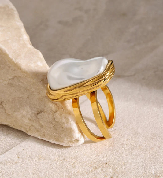 Statement Pearl RIng