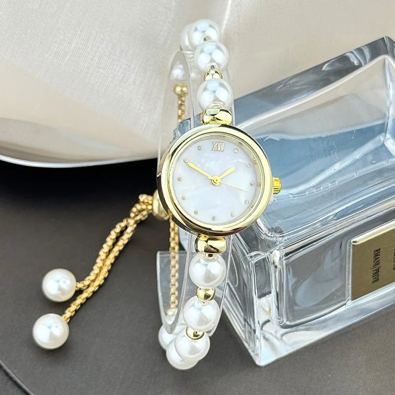 Adjustable Pearl Watch